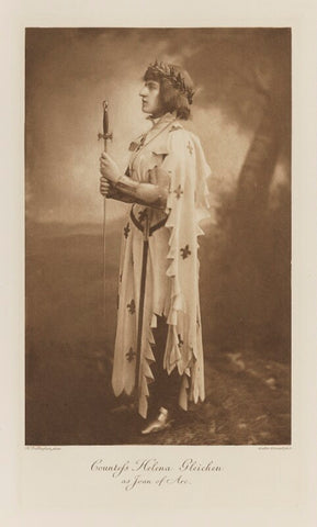 Lady Helena Gleichen (Countess Helena Emily Gleichen) as Joan of Arc NPG Ax41271