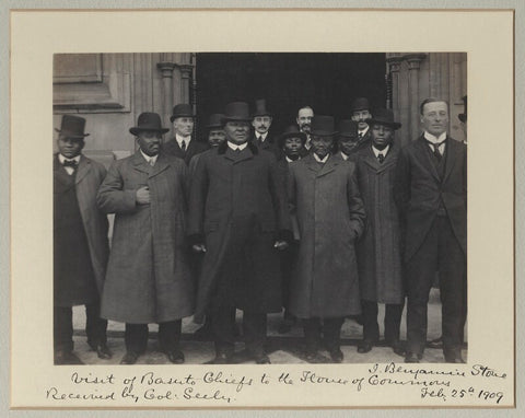 'Visit of Basuto Chiefs to the House of Commons' NPG x128580