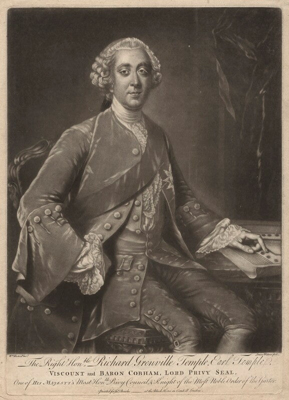 Richard grenville temple, 2nd earl temple npg d6939