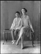 Adrian Gerald Foley, 8th Baron Foley; Minoru Foley (née Greenstone), Lady Foley NPG x124692