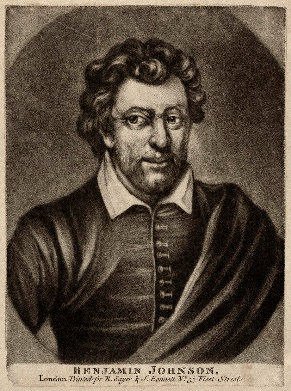 Benjamin ('ben') jonson npg d27950