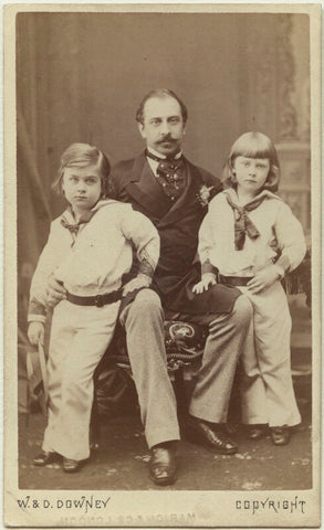 Prince Francis of Teck; Prince Francis, Duke of Teck; Prince Adolphus, Duke of Teck and Marquess of Cambridge NPG Ax131384