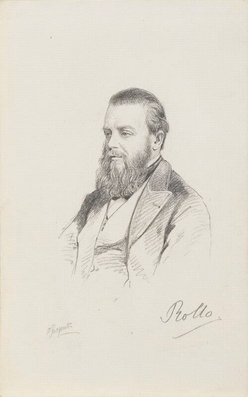 John Rogerson Rollo, 10th Baron Rollo Portrait Print – National ...