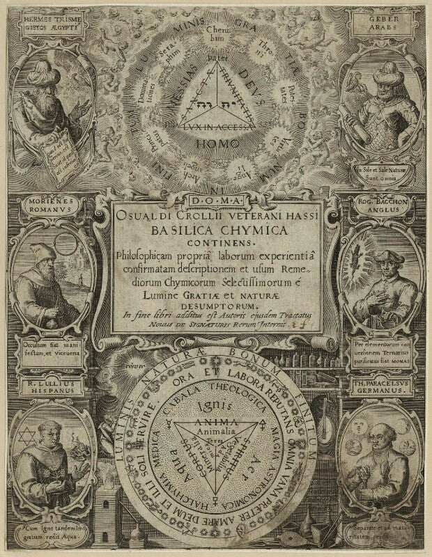 Crollius's 'basilica chymica' npg d23980