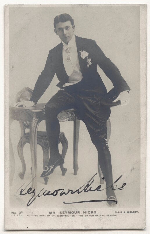 Sir seymour hicks as the duke of st jermyns in 'the catch of the season' npg ax45839