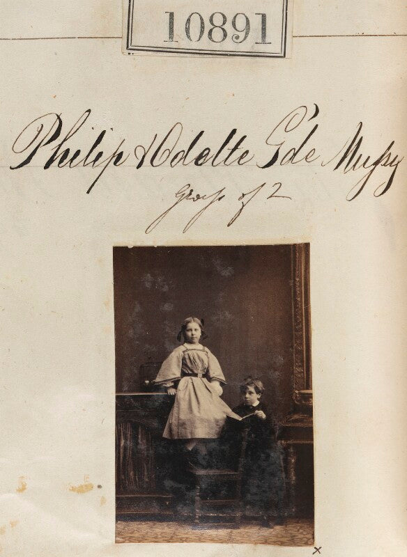 Philip gueneau de mussy; odette gueneau de mussy npg ax60597