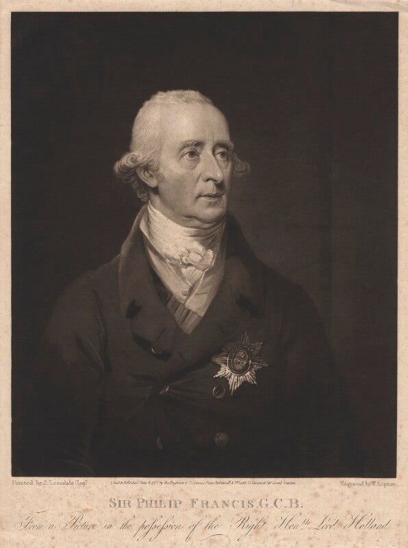 Sir philip francis npg d8820