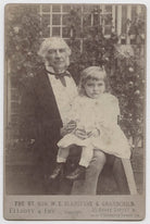 William Ewart Gladstone with his grandchild NPG x138137