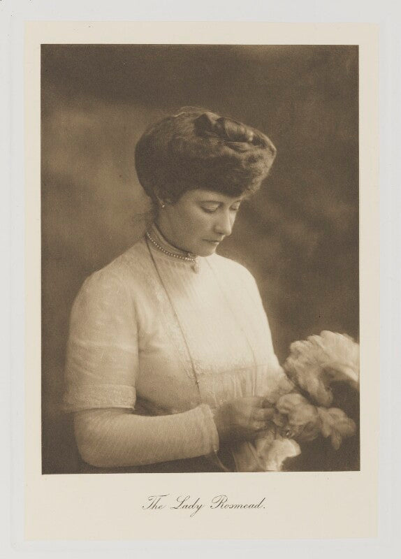 Hon. edith louisa robinson (née handcock), baroness rosmead npg ax161378