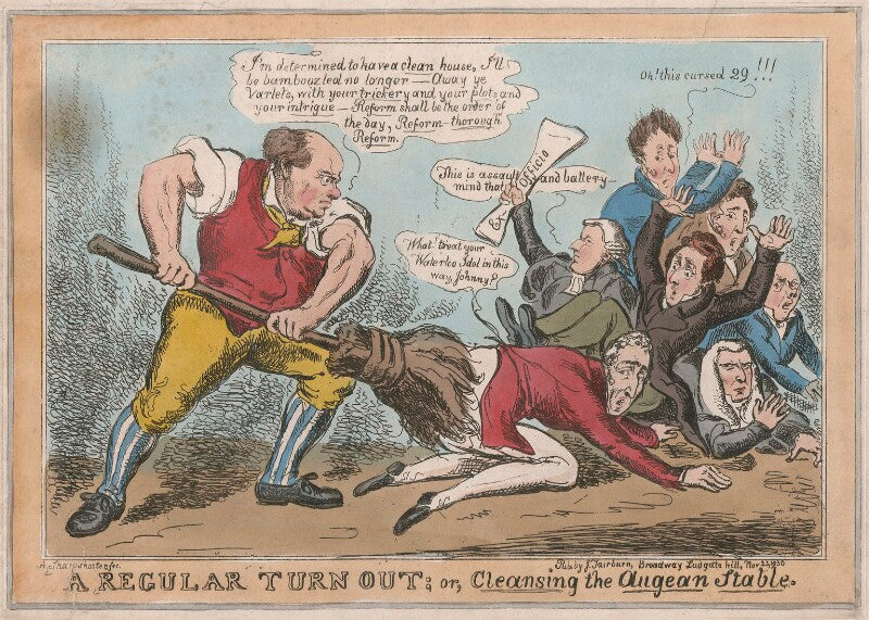 A regular turn out; or, cleansing the augean stable. npg d48839