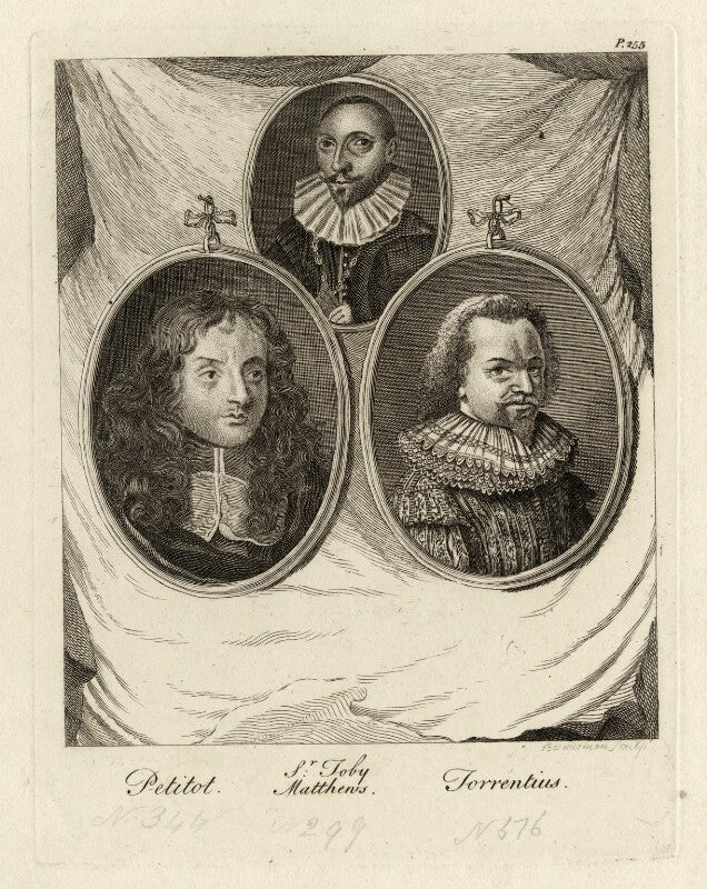 Jean petitot, sir toby (tobie) matthew, jan simonsz. torrentius (called van der beeck) npg d28330