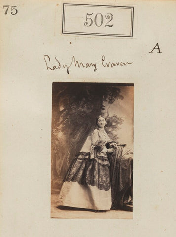 Lady Mary Catherine Craven (née Yorke) NPG Ax50213