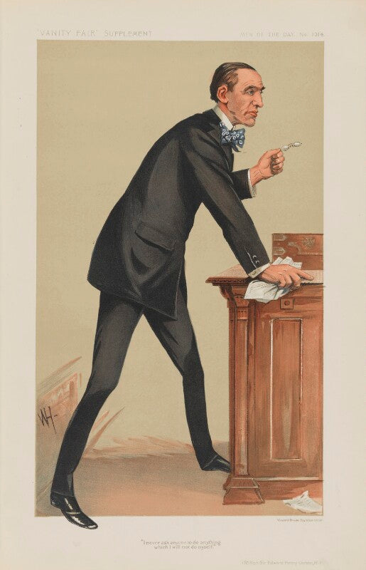 Edward henry carson, 1st baron carson ('men of the day. no. 1314. "i never ask anyone to do anything which i will not do myself."') npg d45645