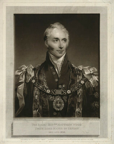 Sir Matthew Wood, 1st Bt NPG D37015