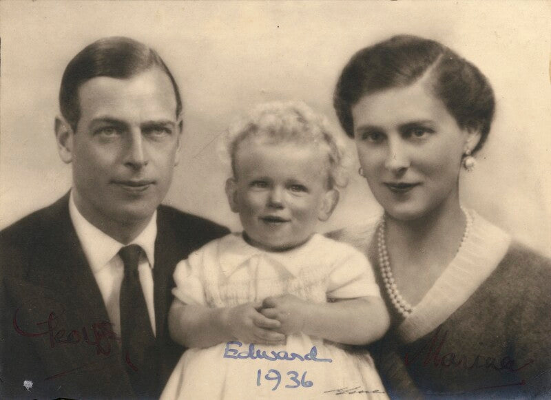 Prince george, duke of kent; prince edward, duke of kent; princess marina, duchess of kent npg x182255