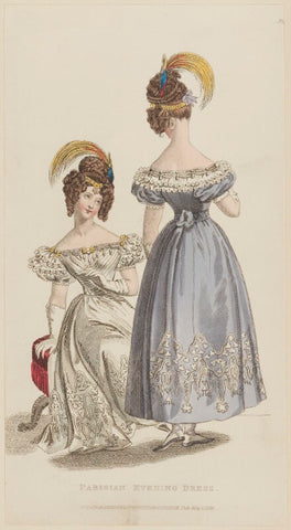 'Parisian Evening Dress', May 1829 NPG D47643