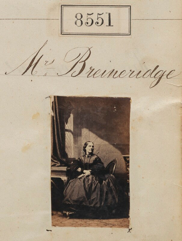 Mrs breineridge npg ax58374
