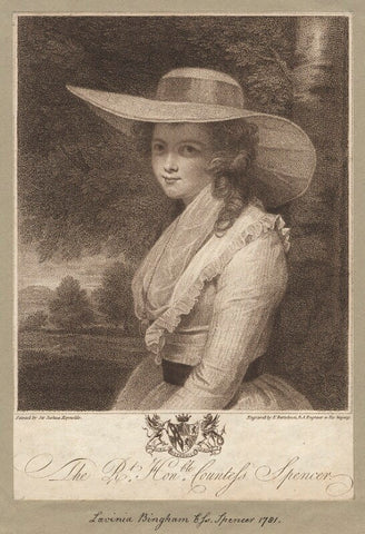 Lavinia Spencer (née Bingham), Countess Spencer NPG D8041