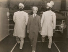 Sabu and his bodyguards on board the Aquitania NPG x198319