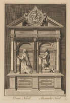 The Neville Monument in Canterbury Cathedral (Thomas Neville; Alexander Neville (Nevile)) NPG D38498