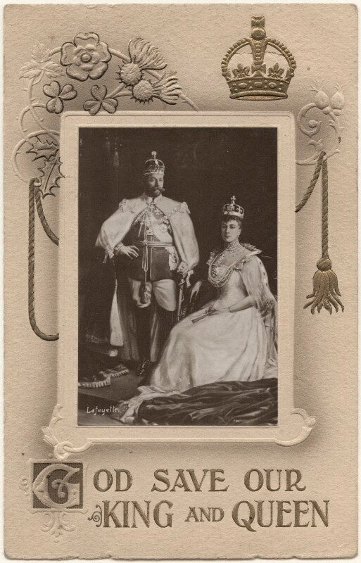 'god save our king and queen' (king george v; queen mary) npg x196944