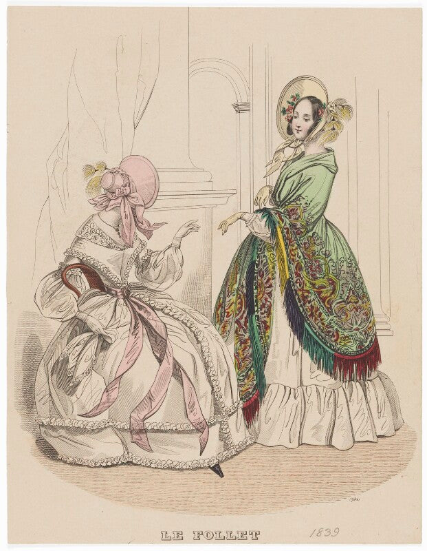Morning walking dress, 1839 npg d47756