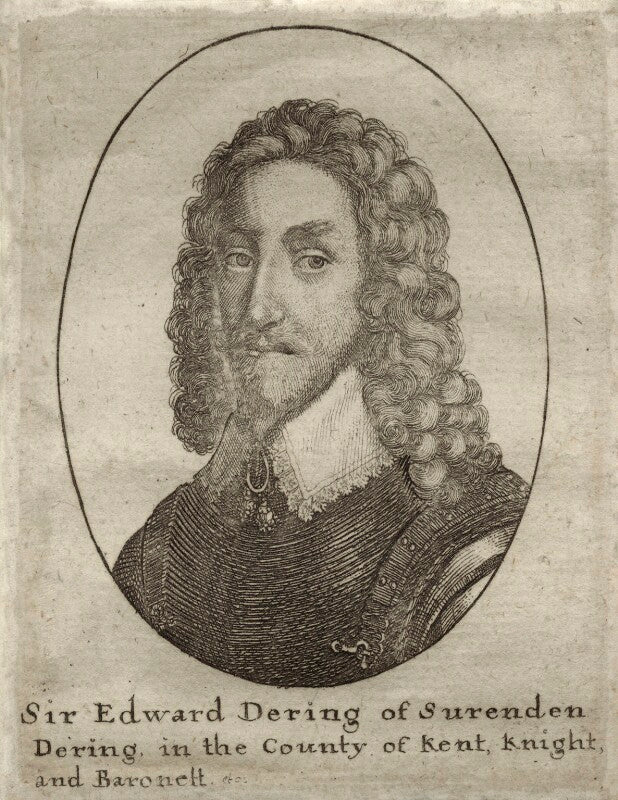 Sir edward dering, 1st bt npg d26935