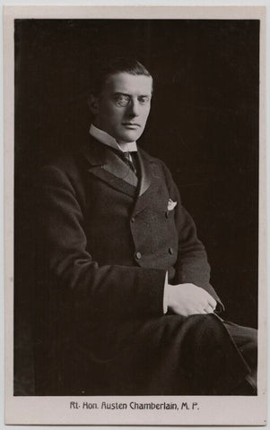 Sir (Joseph) Austen Chamberlain NPG x197752