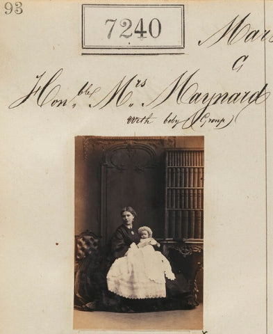 Hon. Mrs Maynard with baby NPG Ax57152