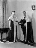 Quintin McGarel Hogg, 1st Baron Hailsham of St Marylebone; Mary Evelyn Hogg (née Martin), Viscountess Hailsham NPG x130593