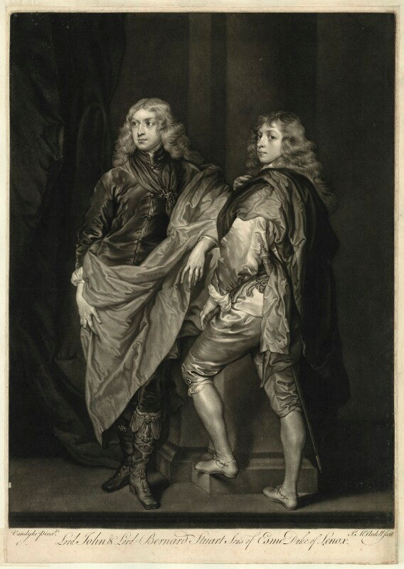 Lord john stuart; lord bernard stuart npg d26617