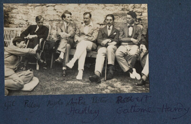 Gilbert spencer; john pilley; kyrle leng; l.p. hartley; peter ralli; bob gathorne hardy npg ax141585
