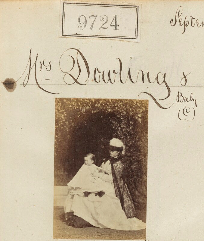 Mrs dowling and baby npg ax59455
