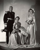 Sir Charles Arthur Mander, 2nd Bt; Monica Claire Cotterill (née Neame), Lady Mander; (Carinthia) Jill Ramsden (née Mander) NPG x153454