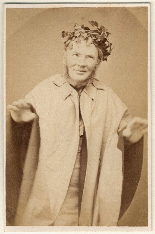 'as the old artful appeared in public' (richard cockle lucas) npg ax23441