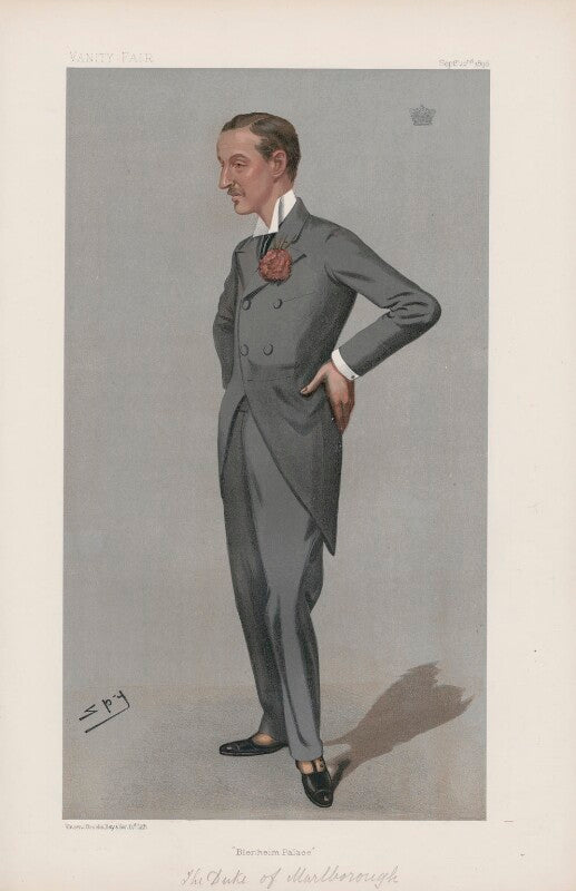Charles richard john spencer churchill, 9th duke of marlborough ('statesmen. no. 699.') npg d44926