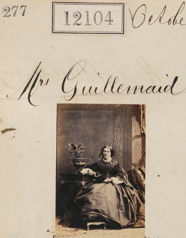 Mrs Guillemaid NPG Ax61780