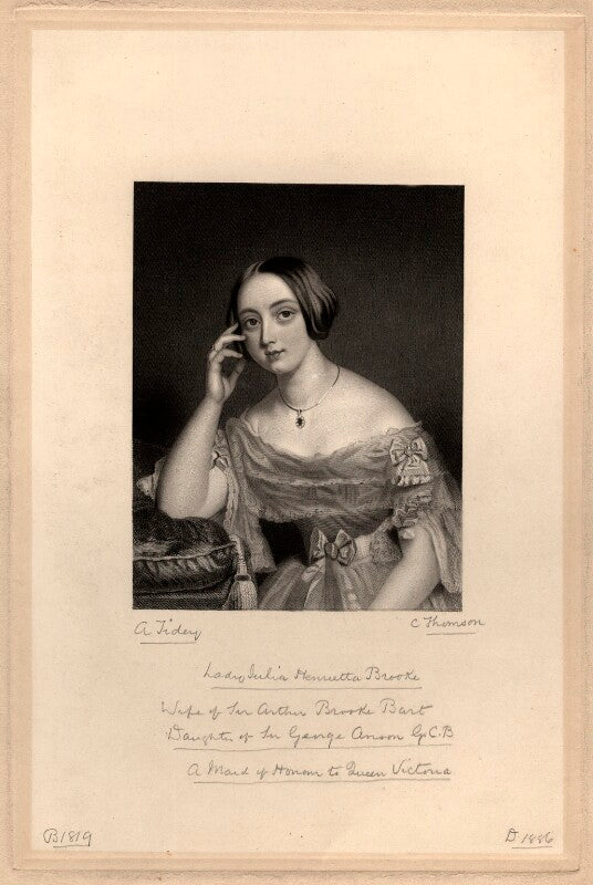 Julia henrietta (née anson), lady brooke npg d1113