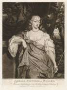 Mary Sackville (née Bagot), Countess of Dorset (formerly Berkeley, Countess of Falmouth) engraved as Amelia, Countess of Ossory NPG D30646