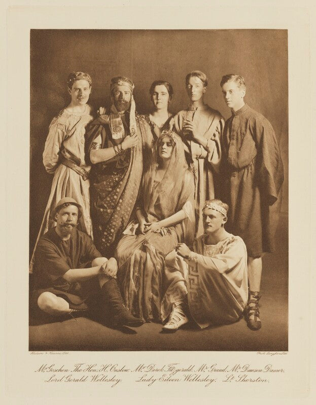 Group in fancy dress for the shakespeare memorial national theatre ball npg ax135796