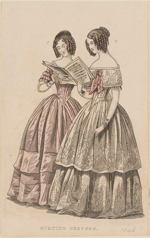 'evening dresses', september 1845 npg d47962