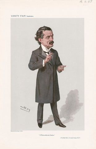 David Lloyd George ('Men of the Day. No. 1092. "A Nonconformist Genius."') NPG D45406