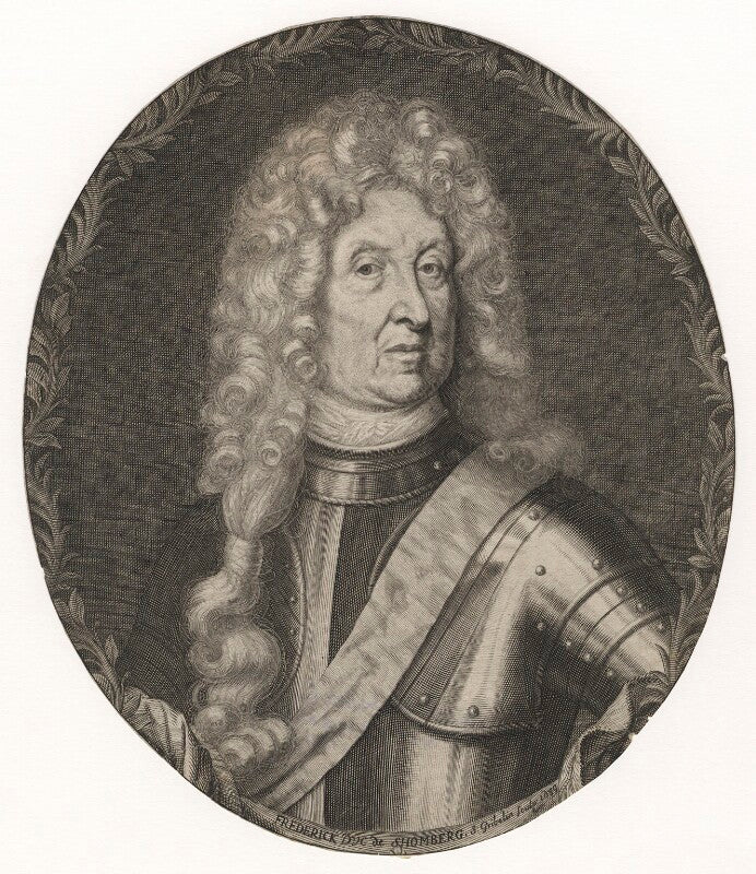 Frederick herman de schomberg, 1st duke of schomberg npg d5917