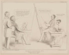 Vacation Amusements. No.4. Cultivating the Fine Arts. - Etching, &c. NPG D41588