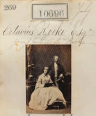 Octavius Cobb Rooke; Augusta Harriet Rooke (née Pyrke) NPG Ax60407