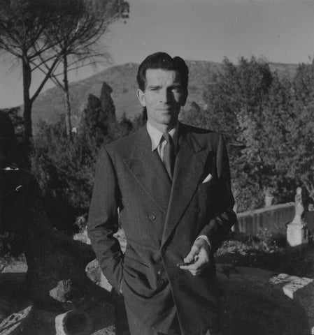 Michael Rennie during the filming of 'The Golden Madonna' NPG Ax39680