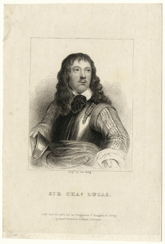 Richard neville engraved as sir charles lucas npg d27195