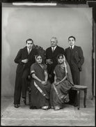 Sir Manubhai Nandshankar Mehta and family NPG x151421