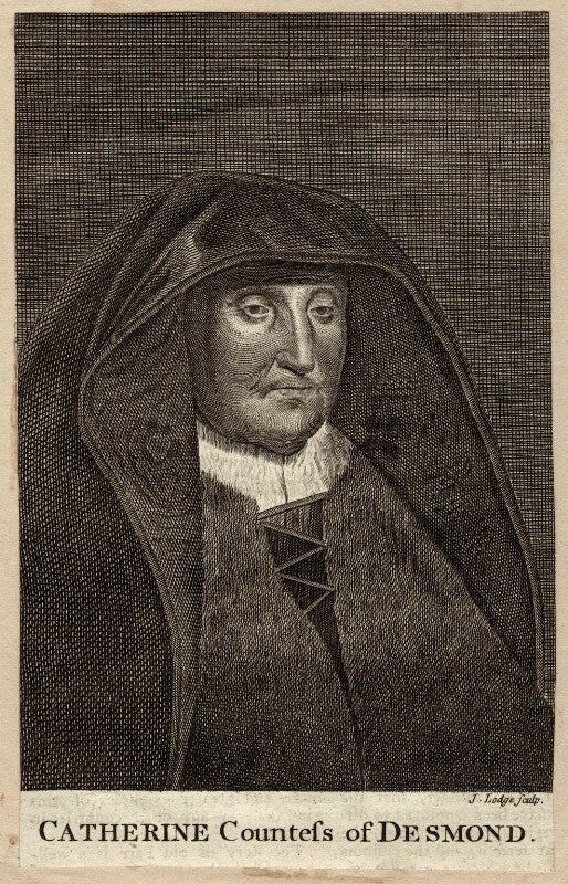 Catherine (née fitzgerald), countess of desmond npg d28139