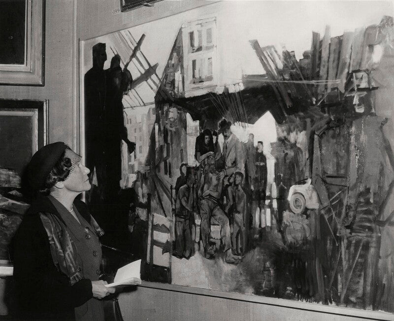 Violet (née haines), lady munnings npg x137611